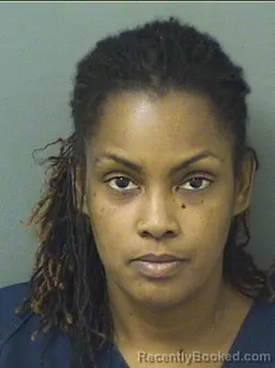 Mugshot of Cherisse Louidor booked in Palm Beach County, Florida on September 4, 2026