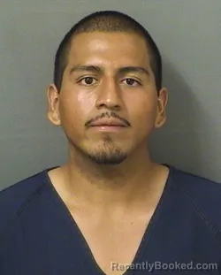 Mugshot of Jancarlos Davidson Villanueva booked in Palm Beach County, Florida on September 5, 2026