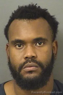Mugshot of Derrewyn Marcconnor Pierre booked in Palm Beach County, Florida on September 5, 2026