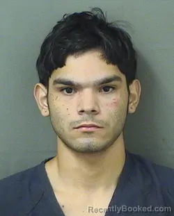 Mugshot of Stefan Garcia booked in Palm Beach County, Florida on September 7, 2026