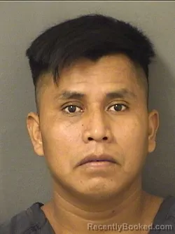 Mugshot of Hu Canay Salvadorrolando booked in Palm Beach County, Florida on September 7, 2026