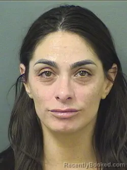 Mugshot of Karina Povisil booked in Palm Beach County, Florida on September 7, 2026