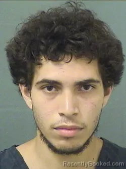 Mugshot of Joseph Medinabarbosa booked in Palm Beach County, Florida on September 7, 2026