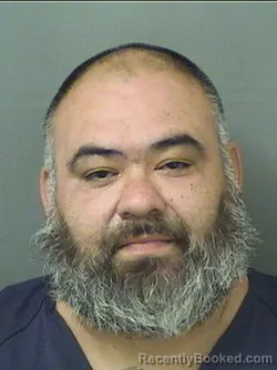 Mugshot of Jesus Alberto Reyes booked in Palm Beach County, Florida on September 8, 2026