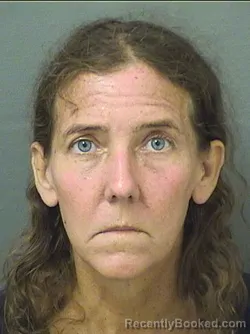 Mugshot of Amy Louisemarshall Flores booked in Palm Beach County, Florida on September 8, 2026