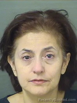 Mugshot of Luisa Alexandra Cuesta booked in Palm Beach County, Florida on September 9, 2026