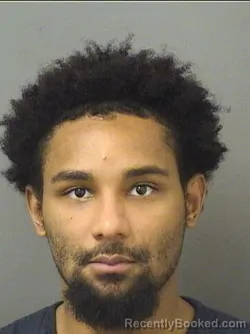Mugshot of Mekhi Lonix Ortiz booked in Palm Beach County, Florida on September 9, 2026