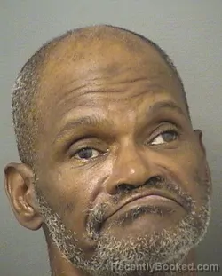 Mugshot of James Leon Thompson booked in Palm Beach County, Florida on September 9, 2026