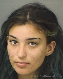 Mugshot of Bayla Cortijo booked in Palm Beach County, Florida on September 9, 2026