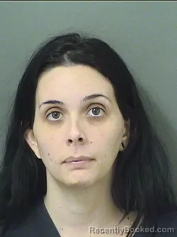 Mugshot of Alexandra M Schreckengost booked in Palm Beach County, Florida on September 9, 2026