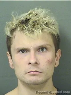 Mugshot of Shawn Patrick Swearingen booked in Palm Beach County, Florida on September 9, 2026