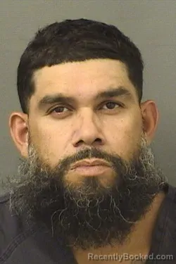 Mugshot of Oscar Lopez booked in Palm Beach County, Florida on September 9, 2026