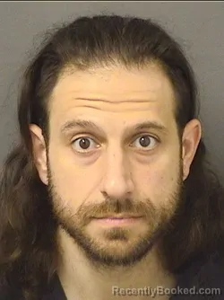 Mugshot of Jonathan Manfre booked in Palm Beach County, Florida on September 10, 2026