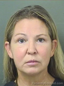 Mugshot of Susan Lynn Slavinski booked in Palm Beach County, Florida on September 10, 2026