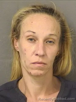 Mugshot of Stephanie Sonjamichaela Meusel booked in Palm Beach County, Florida on September 10, 2026