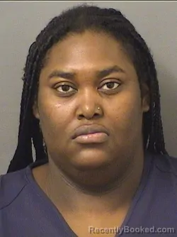 Mugshot of Javia Eloise Wyatt booked in Palm Beach County, Florida on September 12, 2026