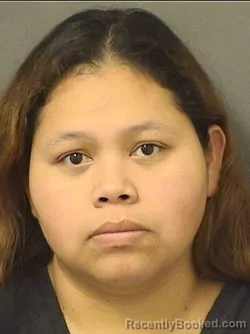 Mugshot of Veronica Perezvasquez booked in Palm Beach County, Florida on September 12, 2026