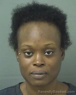 Mugshot of Allycia Adrian Adams booked in Palm Beach County, Florida on September 12, 2026