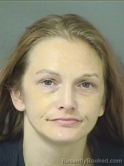 Mugshot of Samantha Lynn Mcclinton booked in Palm Beach County, Florida on September 12, 2026