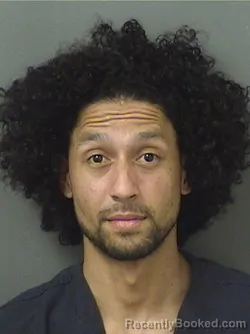 Mugshot of Christian Calderin booked in Palm Beach County, Florida on September 12, 2026