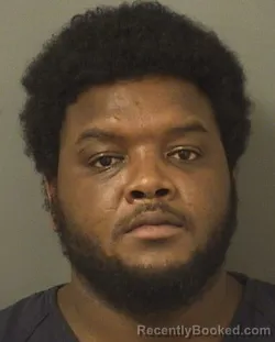 Mugshot of Marquavius Lee Hubbard booked in Palm Beach County, Florida on September 13, 2026