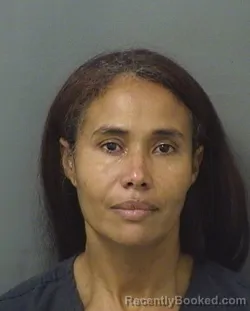 Mugshot of Santa Delgado Agramonte booked in Palm Beach County, Florida on September 13, 2026