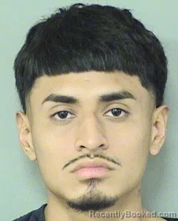 Mugshot of Gerardo Moreno booked in Palm Beach County, Florida on September 13, 2026