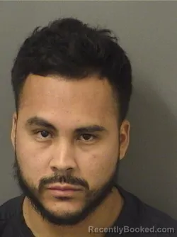 Mugshot of Steven Mauricio Campos booked in Palm Beach County, Florida on September 14, 2026
