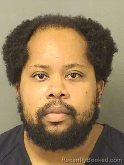 Mugshot of Rakeem Edward James booked in Palm Beach County, Florida on September 14, 2026