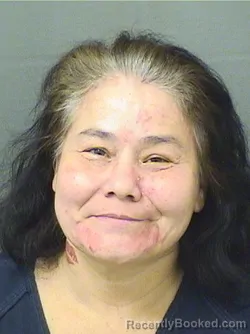 Mugshot of Victoria Lopez booked in Palm Beach County, Florida on September 14, 2026
