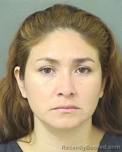 Mugshot of Yajaira Solainchs Guerracarbajal booked in Palm Beach County, Florida on September 14, 2026