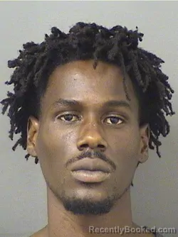 Mugshot of Jacoby Evans booked in Palm Beach County, Florida on September 14, 2026
