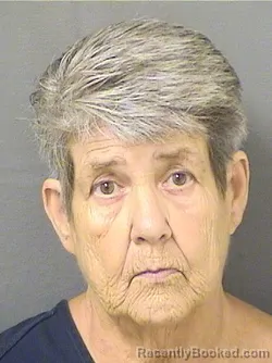 Mugshot of Diane M Auffant booked in Palm Beach County, Florida on September 14, 2026
