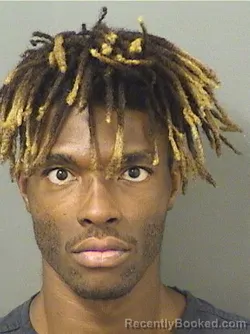 Mugshot of Taybron Jamal Stewart booked in Palm Beach County, Florida on September 14, 2026