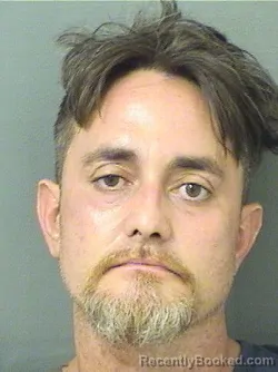 Mugshot of Jaden James Storms booked in Palm Beach County, Florida on September 14, 2026