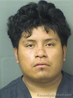 Mugshot of Chris Gomezvalazquez booked in Palm Beach County, Florida on September 16, 2026