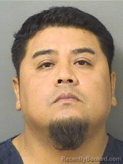 Mugshot of Jose Alberto Reyes booked in Palm Beach County, Florida on September 16, 2026