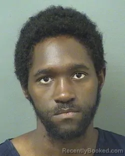 Mugshot of Denzel Sean Leslie booked in Palm Beach County, Florida on September 16, 2026