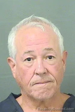 Mugshot of Steven Hallock booked in Palm Beach County, Florida on September 16, 2026