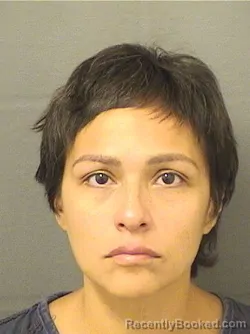 Mugshot of Alexandra Lizette Rodriguez booked in Palm Beach County, Florida on September 19, 2026