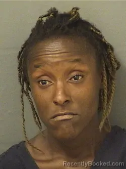 Mugshot of Jadah Alanah Turner booked in Palm Beach County, Florida on October 10, 2026