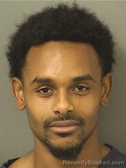 Mugshot of Quovai Zhymari Ryles booked in Palm Beach County, Florida on October 10, 2026