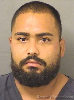Mugshot of Pablo Asenjo booked in Palm Beach County, Florida on October 11, 2026