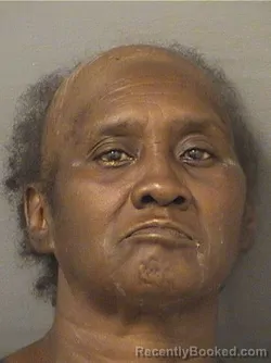 Mugshot of Veronica Marie Louissaint booked in Palm Beach County, Florida on October 11, 2026