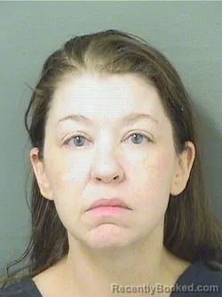 Mugshot of Christi Maria Vickers booked in Palm Beach County, Florida on October 11, 2026
