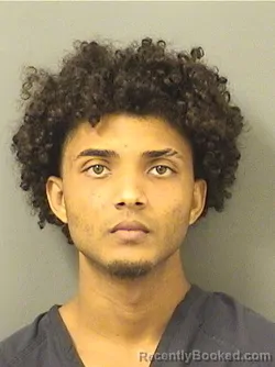 Mugshot of Jeariel Esteban Garcia booked in Palm Beach County, Florida on October 11, 2026