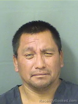 Mugshot of Abraham Juantomas booked in Palm Beach County, Florida on October 11, 2026