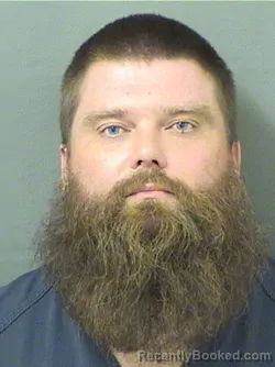 Mugshot of Dustin Oliver Hyatt booked in Palm Beach County, Florida on October 11, 2026