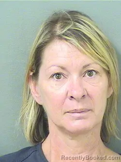 Mugshot of Julie R Penhollow booked in Palm Beach County, Florida on October 11, 2026
