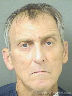 Mugshot of John Harold Mcelveen booked in Palm Beach County, Florida on October 12, 2026